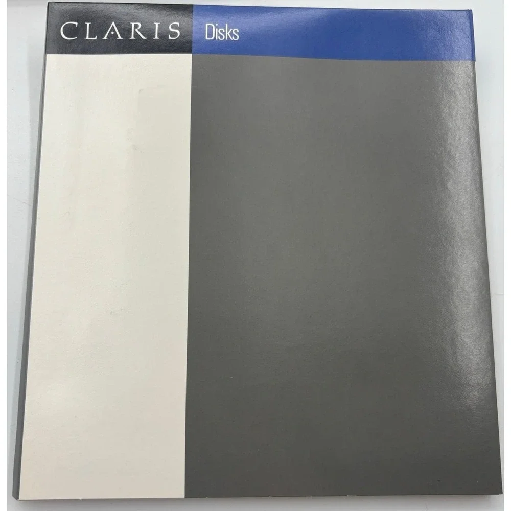 Claris MacWrite‎ 1988 Software with Disks, Manual, Registration Not Tested